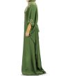 Nayyab_Hand_Embroidered_Henna_Kaftan_Side View_IslamicShop.in