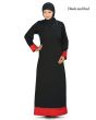 Mysah_Abaya_Black & Red Color_IslamicShop.in