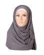 Alex Jersey Hijab (Dark Grey)_IslamicShop.in