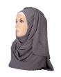 Alex Jersey Hijab (Dark Grey)_IslamicShop.in