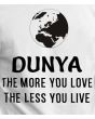 White T-Shirt (Dunya)_Close Up View_IslamicShop.in