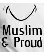 White T-Shirt (Proud)_Close Up View_IslamicShop.in