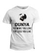 White T-Shirt (Dunya)_Main View_IslamicShop.in